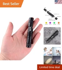 Compact Handheld Tactical Flashlight - 150 Lumens, Lightweight, Clip-On Design