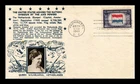 US COVER NETHERLANDS OVERRUN COUNTRIES FDC SCOTT 913 CROSBY PHOTO CACHET