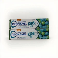 Sensodyne Pronamel Kids Fluoride Anticavity 4oz Toothpaste Bubble Twist Lot of 2