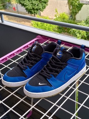 Nike SB Air Force 2 Low Blue Metallic/Black Gr.46