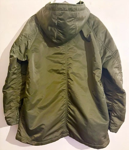 HEAD PORTER PLUS Beams + Green Military Bomber Jacket Coat XL Wtaps KAPITAL NBHD image 3