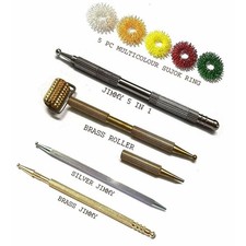 Sujok Jimmy Multi Purpose Acupressure Probe Combo Set and Rings  5 Sujok Ring