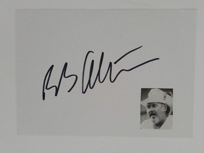 Robert Altman - Filmproduzent und Regisseur - original Autogramm - ca. 10x15cm -
