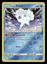 Alolan Vulpix Reverse Holofoil SM - Cosmic Eclipse 39/236 LP Pokemon