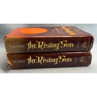 The Rising Sun Volumes 1 and 2 Hardcover Books John Toland 1970