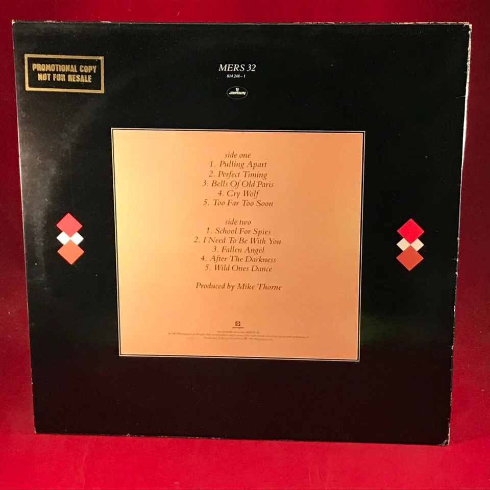 KIT HAIN School For Spies 1983 UK PROMO vinyl LP Chris Spedding EXCELL Marshall - Bild 2 von 4