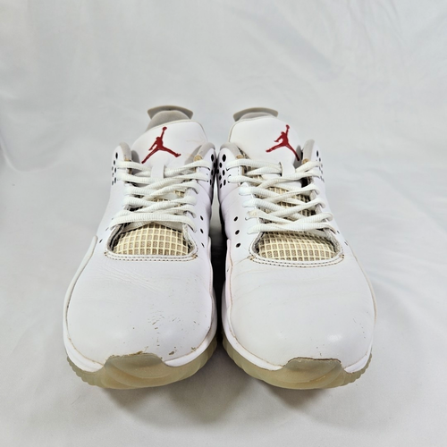 Nike Air Jordan ADG 3 Herren UK Größe 7 US 8 EUR 41 Weiß Zementgrau Golfschuhe - Bild 7 von 10
