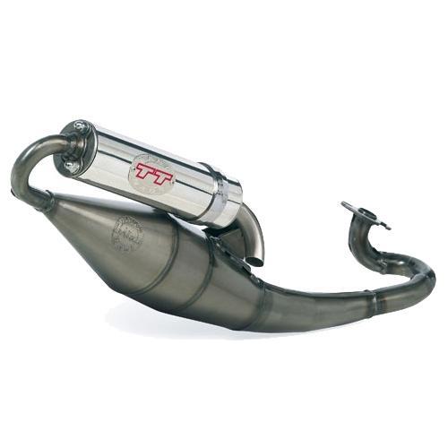 Pot LeoVince TT scooter chinois CPI Popcorn et Keeway 50cc noir