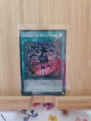 INFO-EN059 Hüte dich vor dem Weißen Wald: Super seltene Karte: 1. Auflage YuGiOh AGB