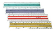 6 inch Rulers  15 cm Rulers  Transparent Plastic Ruler  Pack of 12 of Prem...