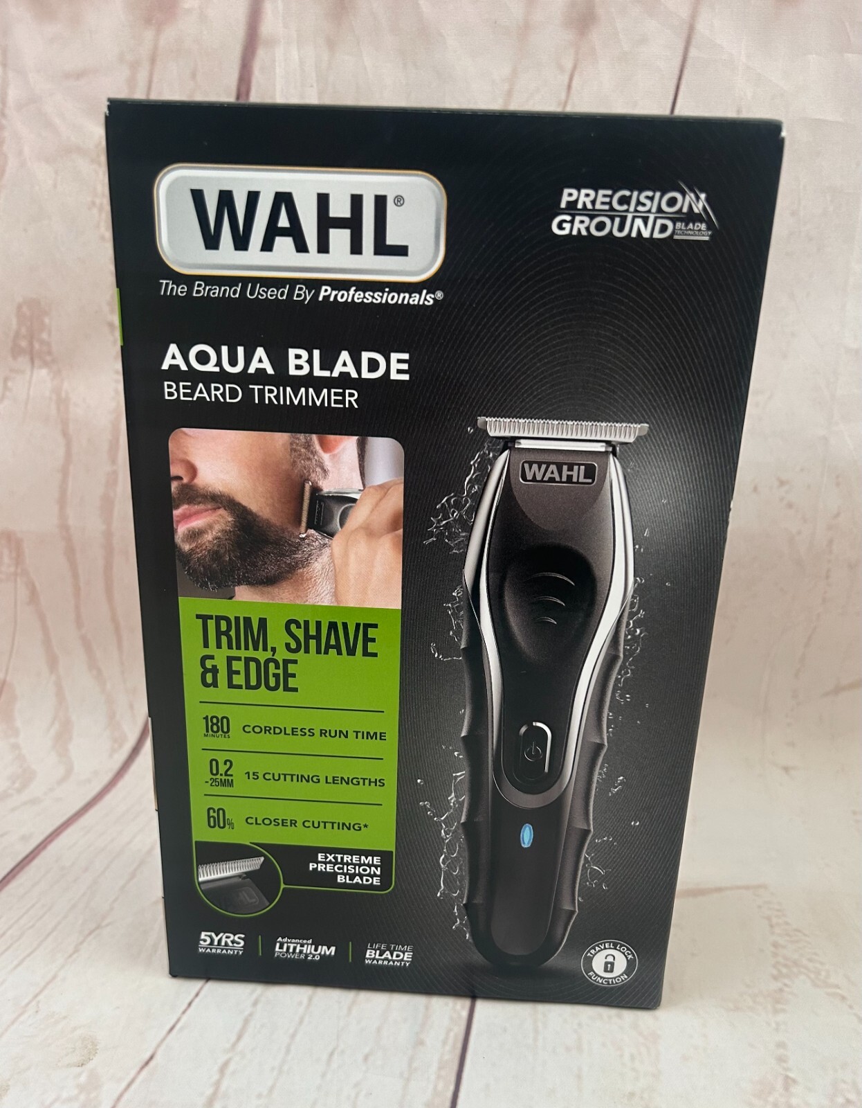 Wahl+Aqua+Blade+Wet2FDry+Stubble+26+Beard+Trimmer for sale online eBay