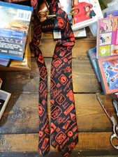 Zippo Exclusive Red Mens Necktie Silk