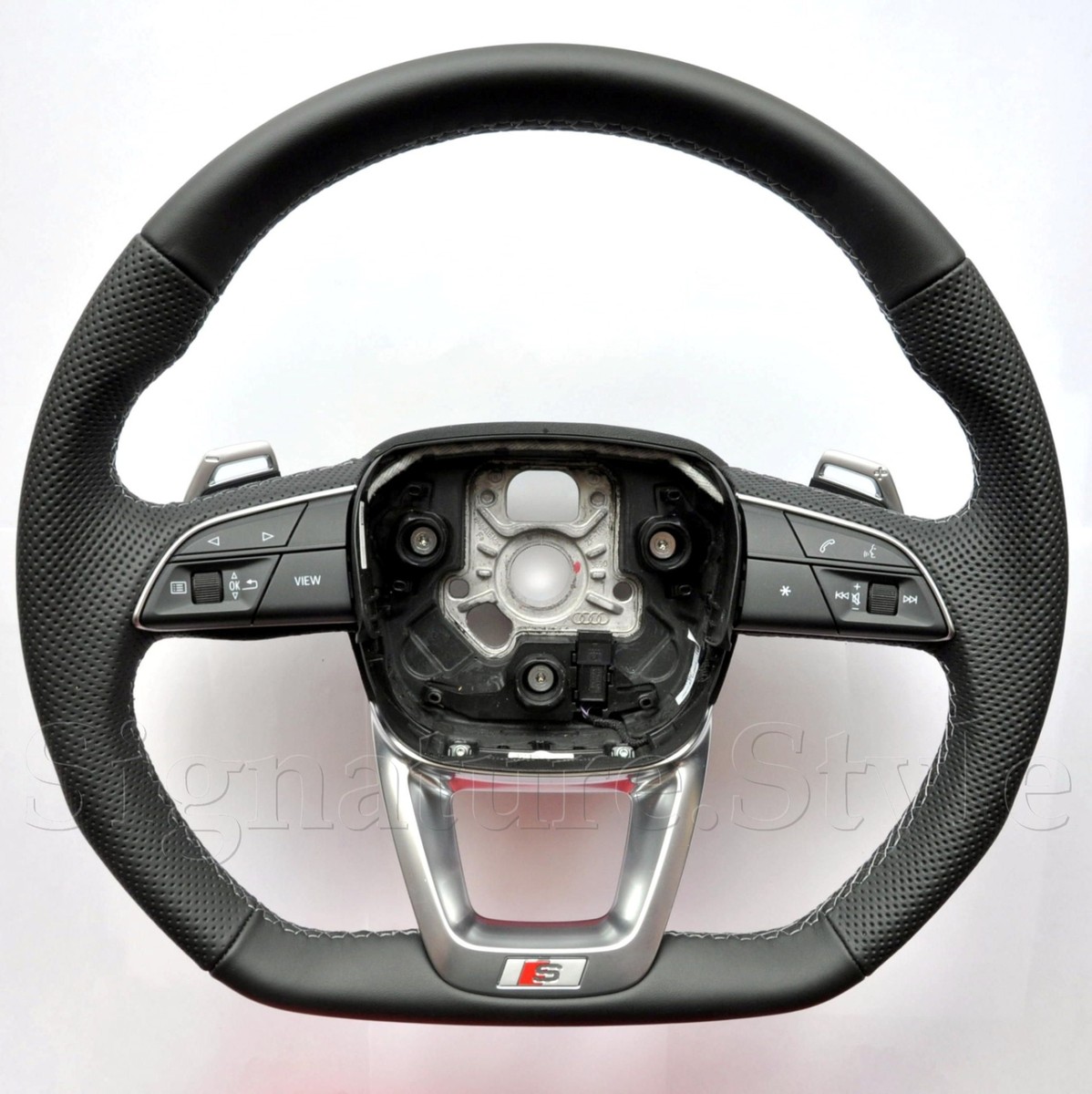 Audi Q7 Q8 SQ7 SQ8 S Line Flat Bottom multifunction steering wheel