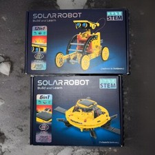 STEM Build and Learn Solar Robot Space Shuttle 6-In-1 Robot 12-In-1 Kit Bundle