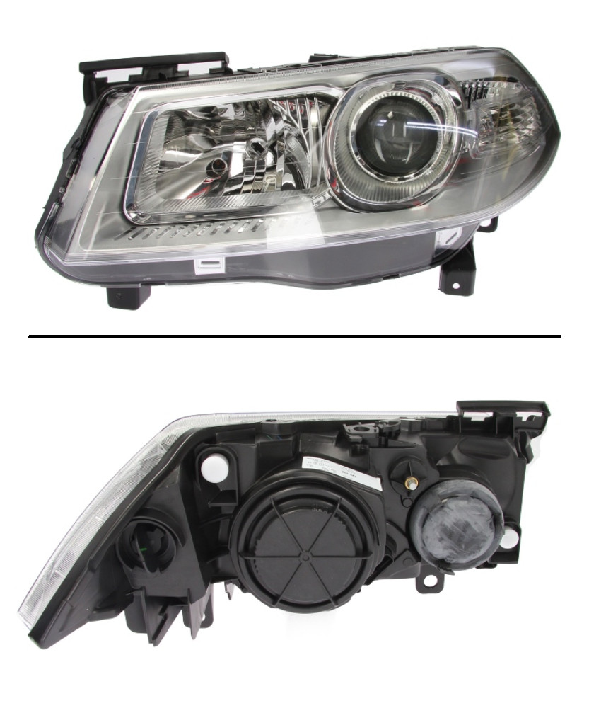Phare avant gauche Megane 2 électrique optique de remplacement H1 H7 phase 2