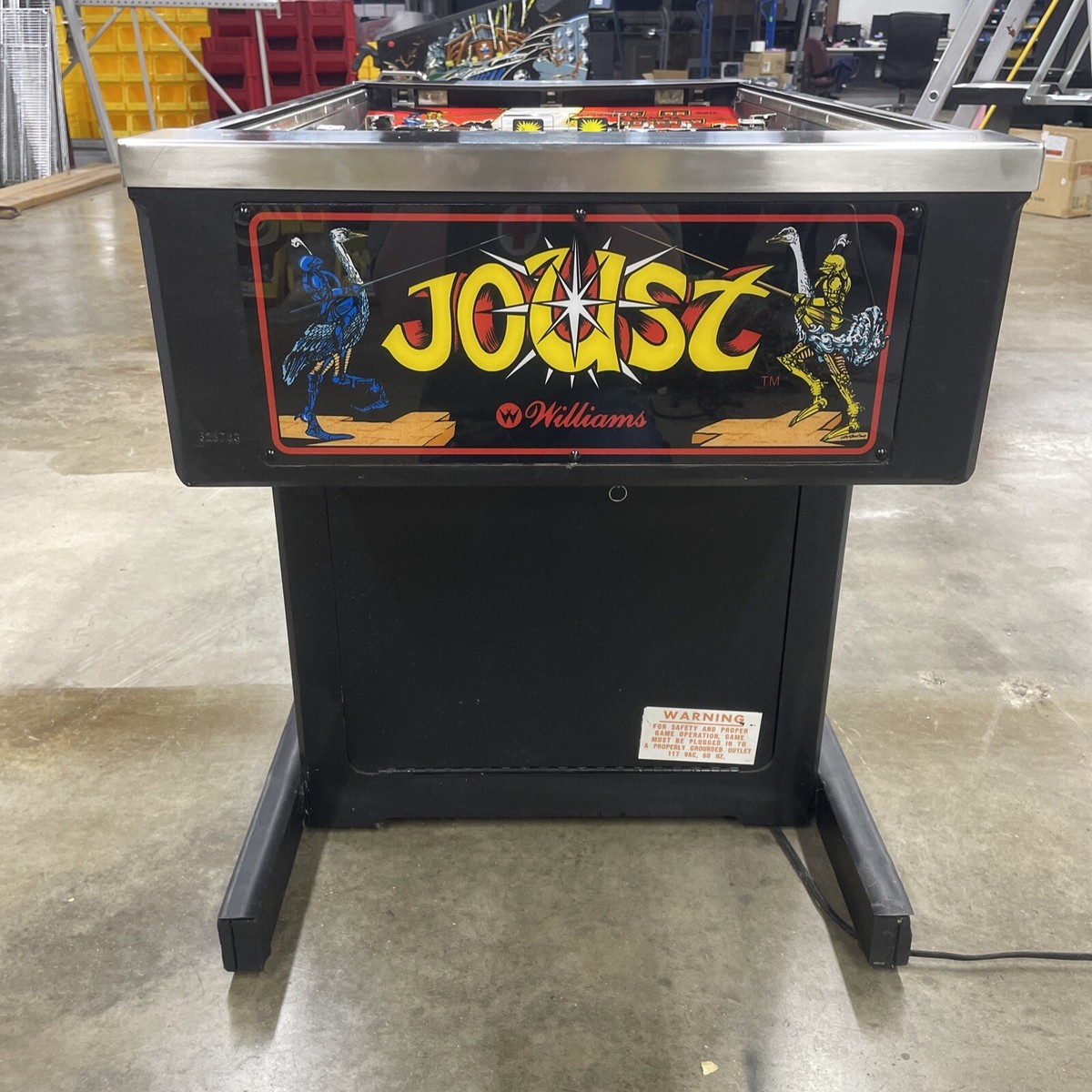 Joust Pinball machine Williams 1983 RARE , New Playfield Installed