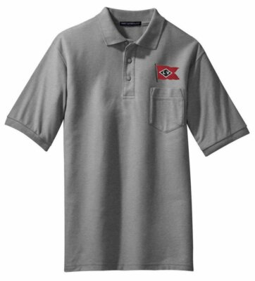 Lehigh Valley Railroad Black Diamond Logo Embroidered Polo [104]