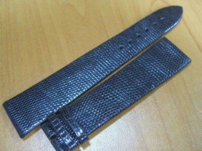 VINTAGE NOS 22X17 MM CHRONOSWISS DARK BROWN LIZARD BAND STRAP     *5886