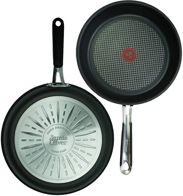 Tefal Jamie Oliver Edelstahl-Pfanne, 24 Cm, Mit Thermo-Spot & Prometal Pro Beschichtung – Für Alle Herde