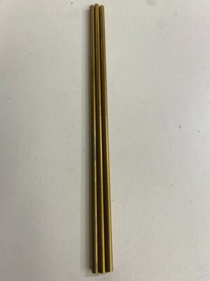 Messing Stab Rundstab massiv kurze Längen Modellbauer 3 Längen 300 mm x 6,3 mm