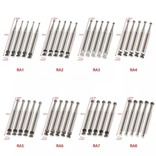 5PCS Dental Tungsten Carbide Round RA Burs Low Speed Contra Angle Handpiece ns