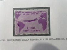 Repubblica Italiana 1961 Gronchi Rosa L 205 lilla n 921 Certificato Caffaz MNH**