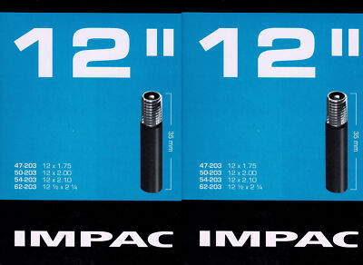 2x Impac 12 Zoll AV Schlauch Auto Schrader Ventil 47 - 62 203