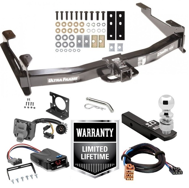 Trailer Hitch & Brake Control For 0102 Silverado Sierra 2500 3500 25/16" Ball eBay