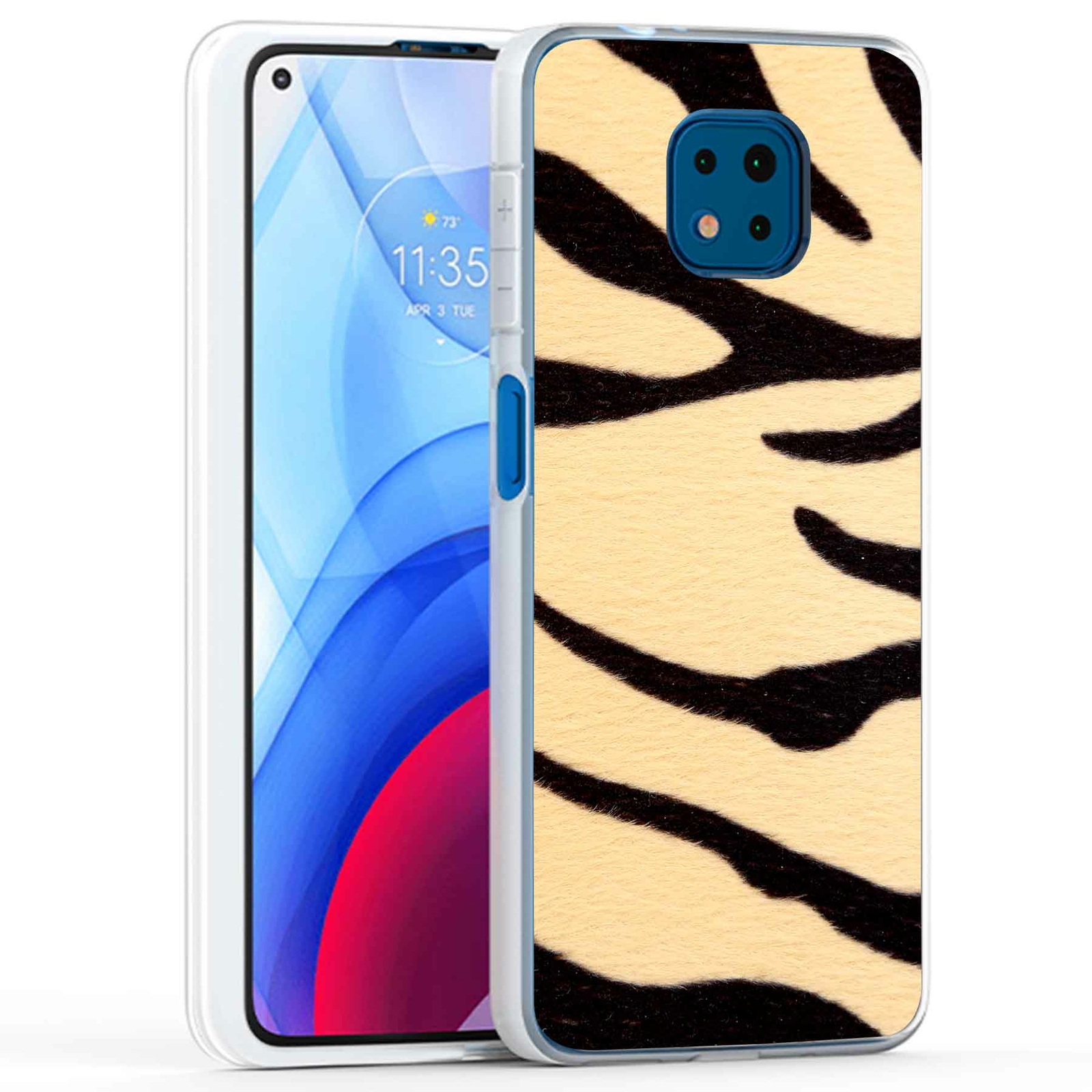 Phone Case Cover for Motorola Moto G Power 2021,Bengal Tiger Print, USA