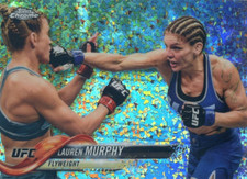 2018 Topps UFC Chrome LAUREN MURPHY #99 Diamond Hot Box Refractor SP