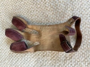 Vintage Leather Archery Finger Tabs