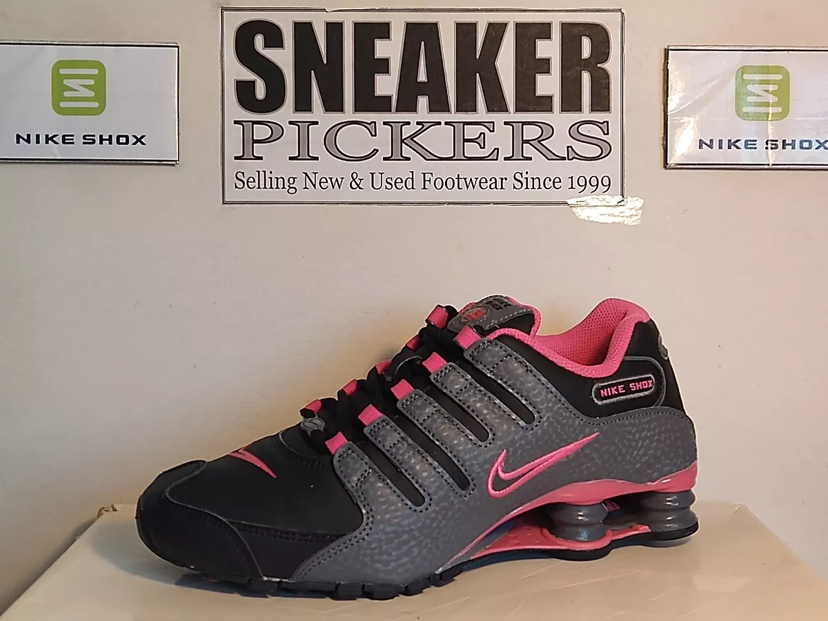 Nike Women&#039;s Shox NZ LE - 636088 026 - Black / Grey - Pink - Sz: RARE | eBay