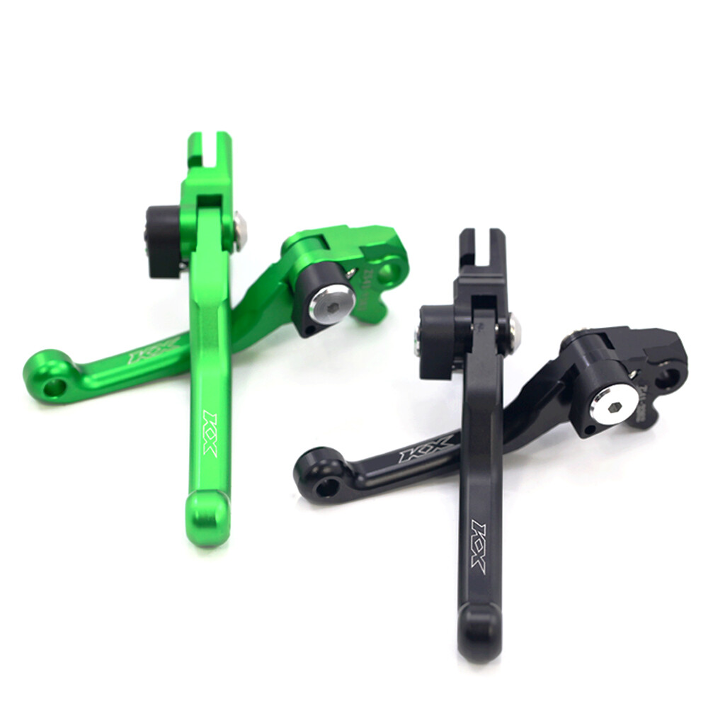 Pivot Clutch Brake Levers KX Logo for Kawasaki KX250 KX250F KX450F