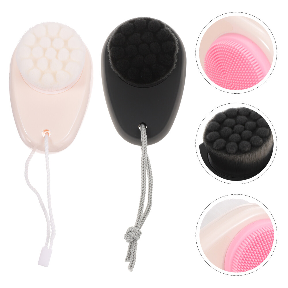8 Pcs Face Scrubber Exfoliator Silicone Double Sided Facial Cleansing