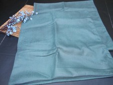 Pair 18 X 18 STONE BLUE CRACKLE FAUX SUEDE PILLOW COVERS  New F133