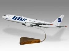 Boeing 767-200 UTair Airlines Desk Wood Airplane New Model Small Scale 1/150