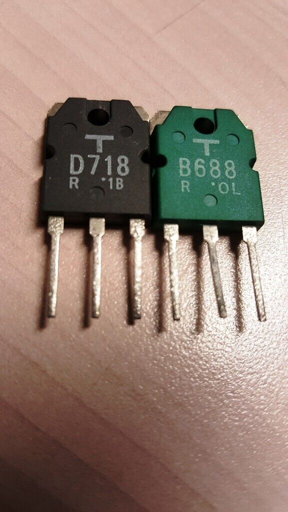 Toshiba TRANSISTOR 2SD718-R & 2SB688-R complementary Toshiba TRANSISTOR 2SD718-R & 2SB688-R complementary