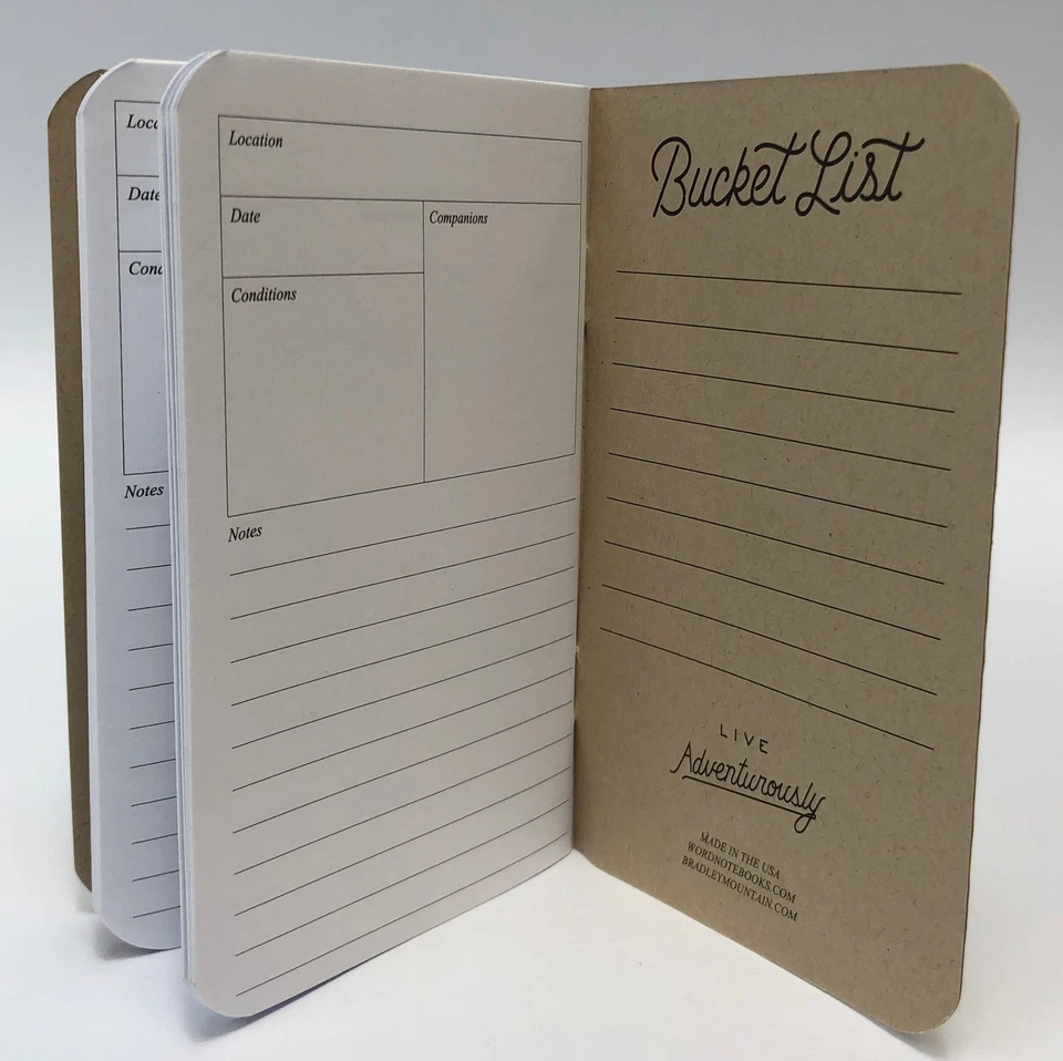 Mountain Logbook Bradley Word The Adventure 48-pages 6 in total - Image 3 of 4