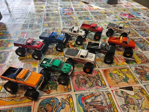 Lot of 10 Kings of Crunch Greenlight Monster Trucks 1/64 Diecast Loose