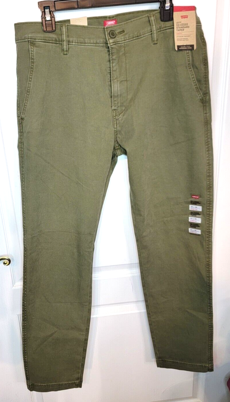 Levi's Men's XX Standard Tapered Chino Pants Olive Night 33W 32L