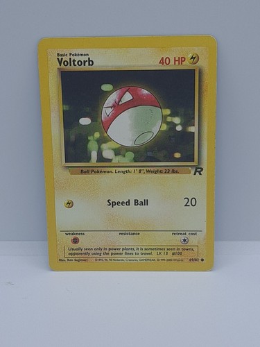 Pokemon Card: Voltorb 69/82 – Team Rocket 1st Edition – Near Mint (Wizards Of The Coast)