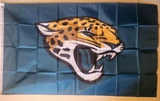 Jacksonville Jaguars NFL Football Flag Double Sided Printing 3x5 Feet W/ Grommet