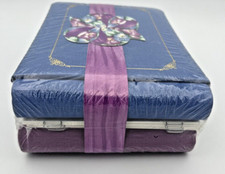 Creative Memories Two 5x7 Blue  Burgundy Sentiments Scrapbook Extra Pages NEW