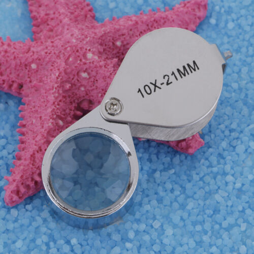21mm 30x 10x Magnifying Glass Jewellers Loupe Jewellery Eye Lens Magnifier Loop - Picture 1 of 14