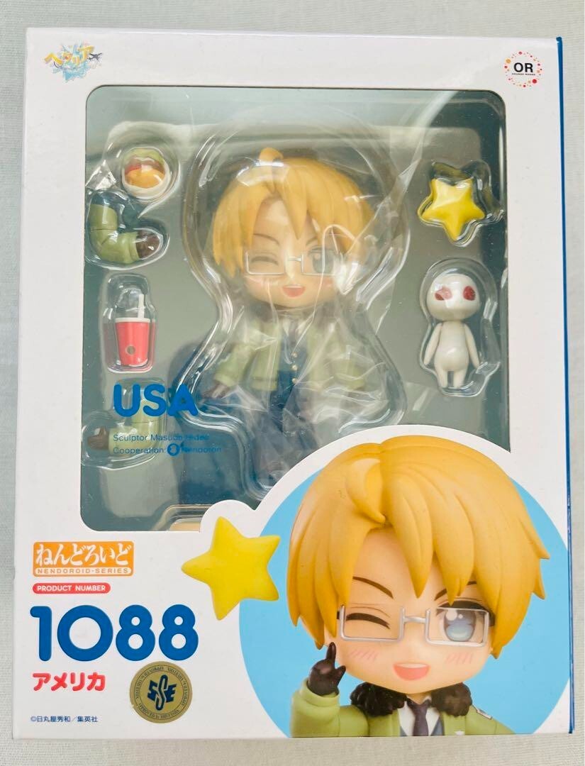 Nendoroid 1088 Hetalia WorldStars USA Figure Orange Rouge Japan Import New