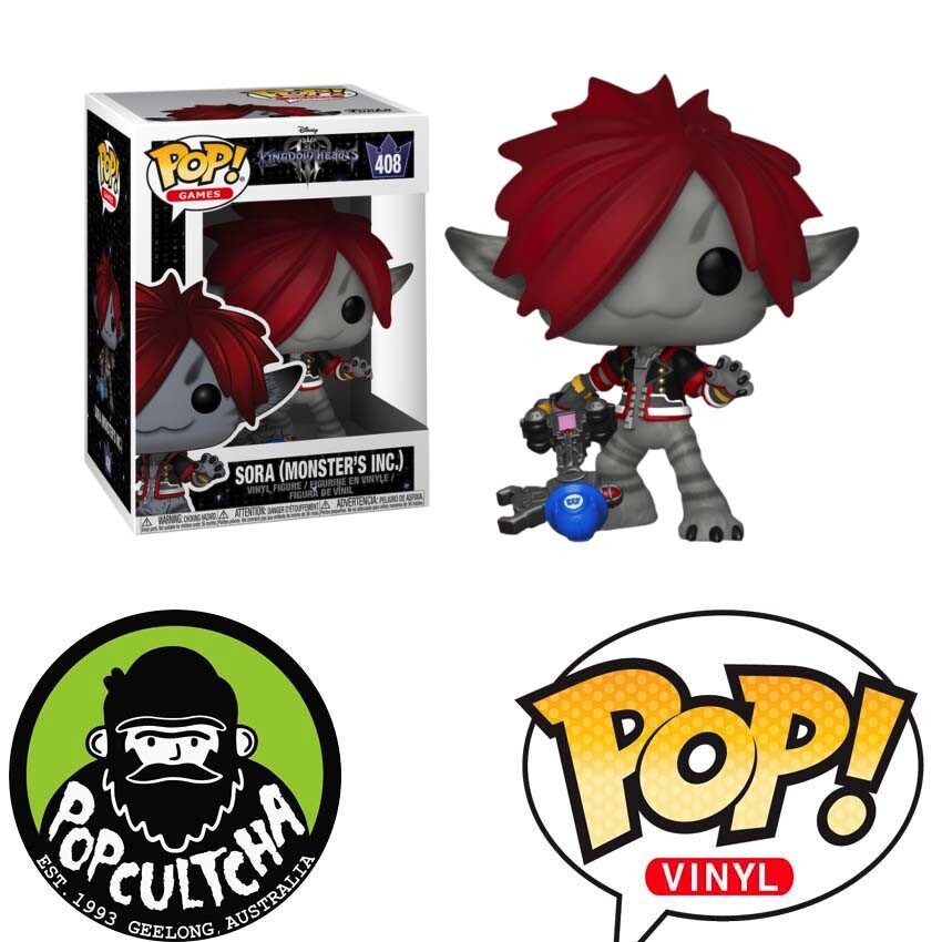 Kingdom Hearts Iii - Sora Monster'S Inc. Pop! Vinyl Figure &Quot;New&Quot;