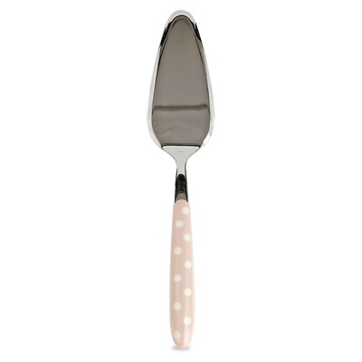 Isabelle Rose Schabby Chic Tortenpalette Punkte Edelstahl Vintage 5124 Rosa