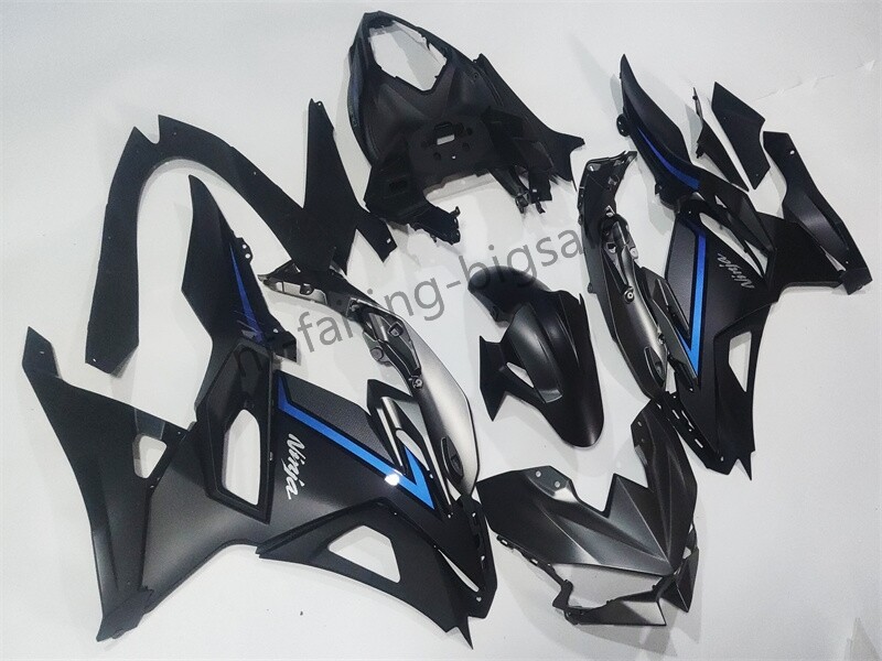 kit　アジャイル550中古です 墜落なし Chameleon Gray Green Fairing Kit for 2024 2025 Kawasaki Ninja 500