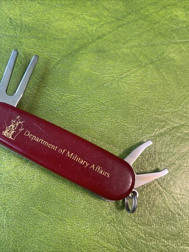 Department of Military Affairs Swiss Army Knife Unusual Tools Keychain - Picture 4 of 5