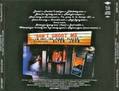 Elton John SEALED NEW CD(SHM-CD) Don't Shoot Me I'm Only The Piano